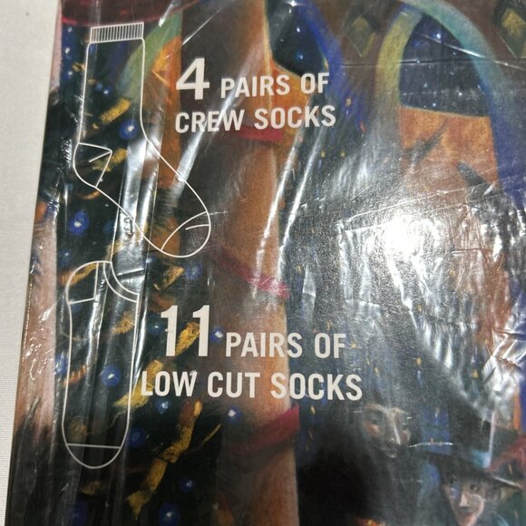 Harry Potter Hedwig 15 Days Socks Advent Calendar - Women's Shoe Sizes 4-10 New - Picture 7 of 8